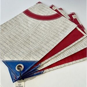 727 Sailbags set of 4 Placemats NWT